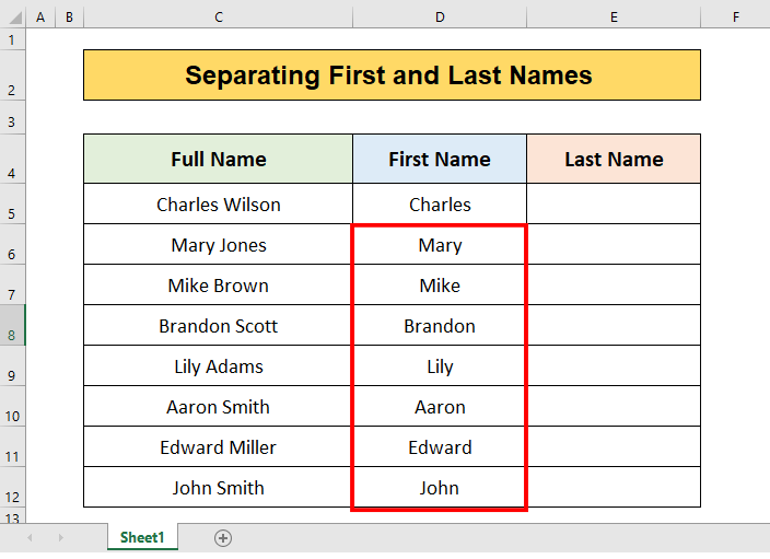 How to Use Flash Fill in Excel (Step by Step Guide for Effortless Data Entry) automatic fill the column